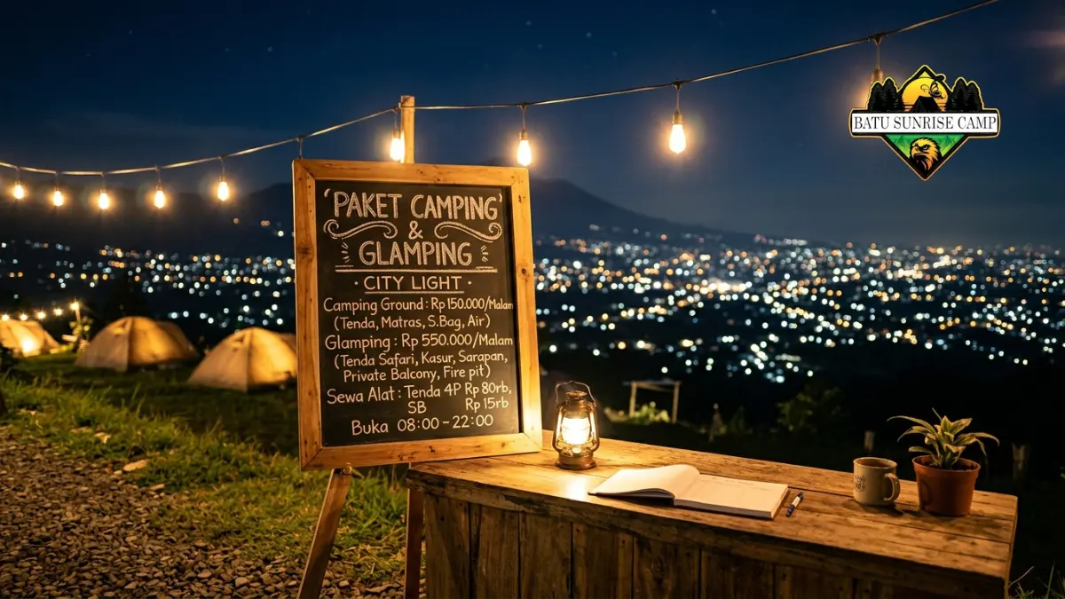 Kisaran Biaya Camping City Light di Batu 2026