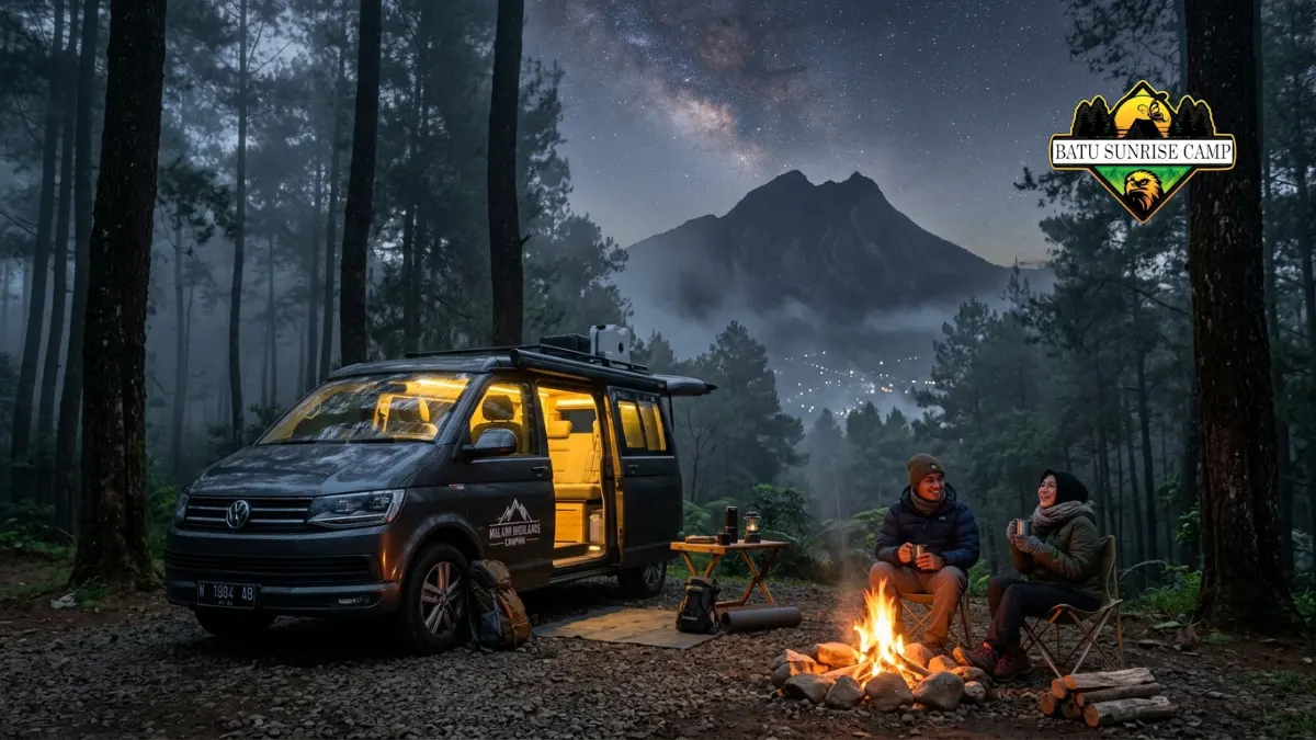 Destinasi Camping dengan Campervan di Batu Malang