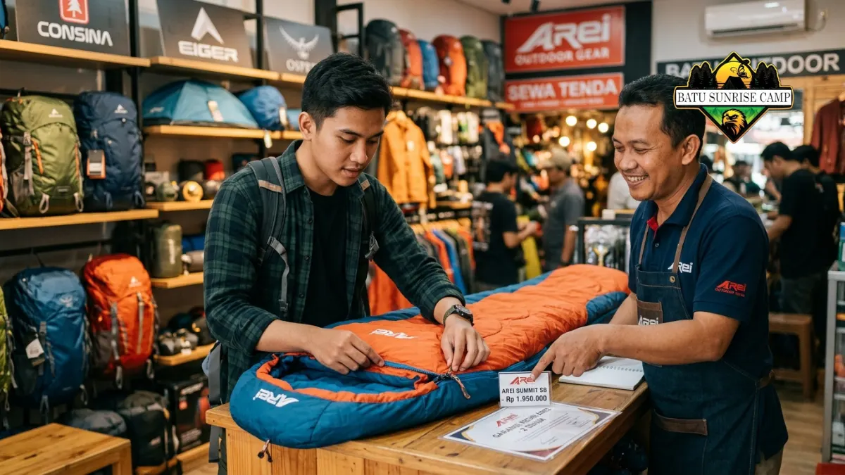 Tips cara memilih toko alat outdoor terpercaya di Batu