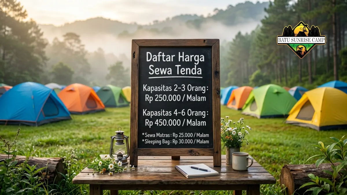 Harga Sewa Tenda Camping di Batu Terbaru 2026