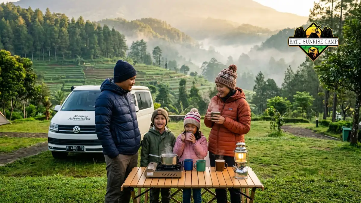 Persiapan camping dengan campervan di Batu Malang