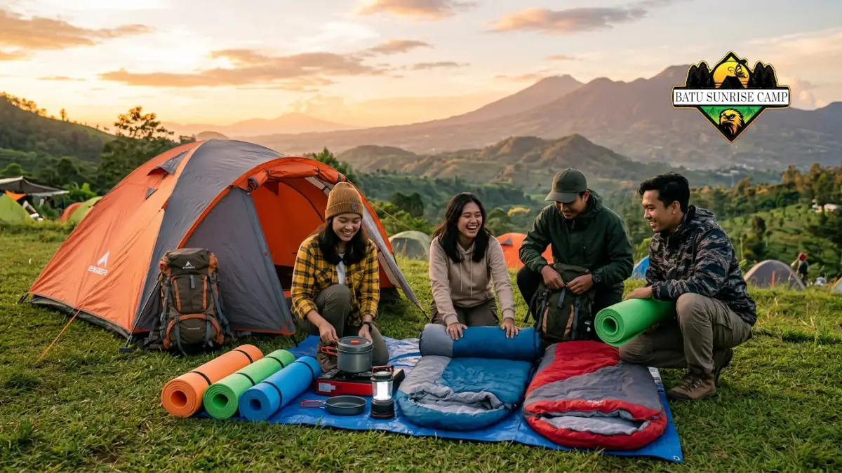 Tips hemat paket bundling sewa tenda camping di Batu
